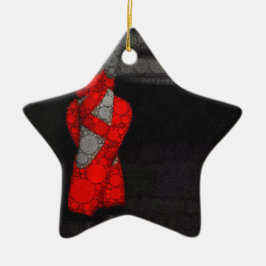 Ballerina Shoes Cute Ballet Julgransprydnad Keramik