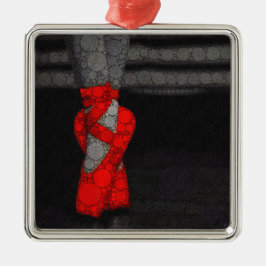 Ballerina Shoes Cute Ballet Julgransprydnad Metall