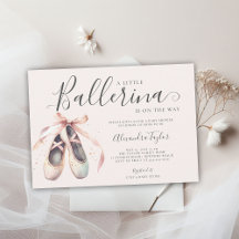 Ballerina Shower Rosett band Rosa Guld Flicka