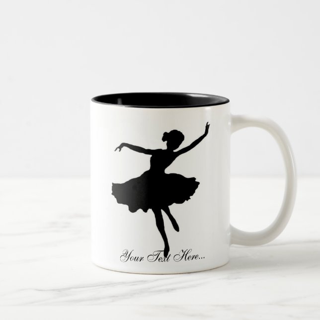’Ballerina Silhouette’ Mugg (Höger)