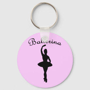 Ballerina Silhouette Nyckelring