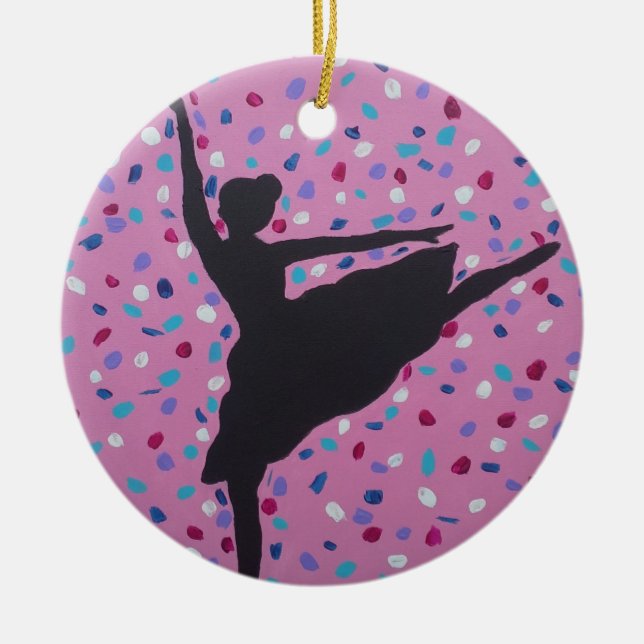 Ballerina Silhouette Ornament (Framsidan)
