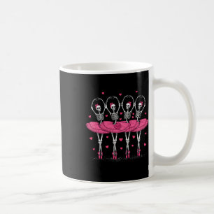 Ballerina Skeleton Dance Funny Halloween Ballet Kaffemugg