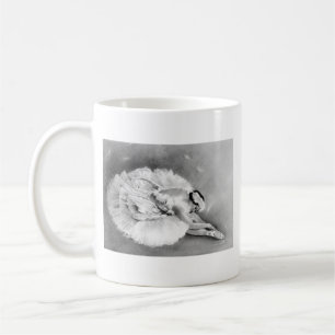 Ballerina som dör svanmuggen kaffemugg