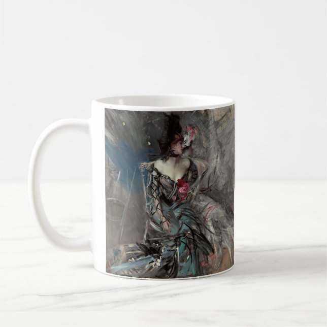 Ballerina Spagnole al Moulin Rouge av Boldini  Kaffemugg (Vänster)