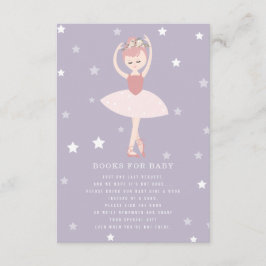 Ballerina Stars Lila Baby Bok begäran Tilläggskort