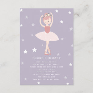 Ballerina Stars Lila Baby Bok begäran Tilläggskort