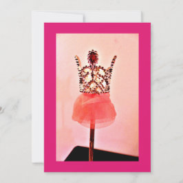 Ballerina-stav Inbjudningar