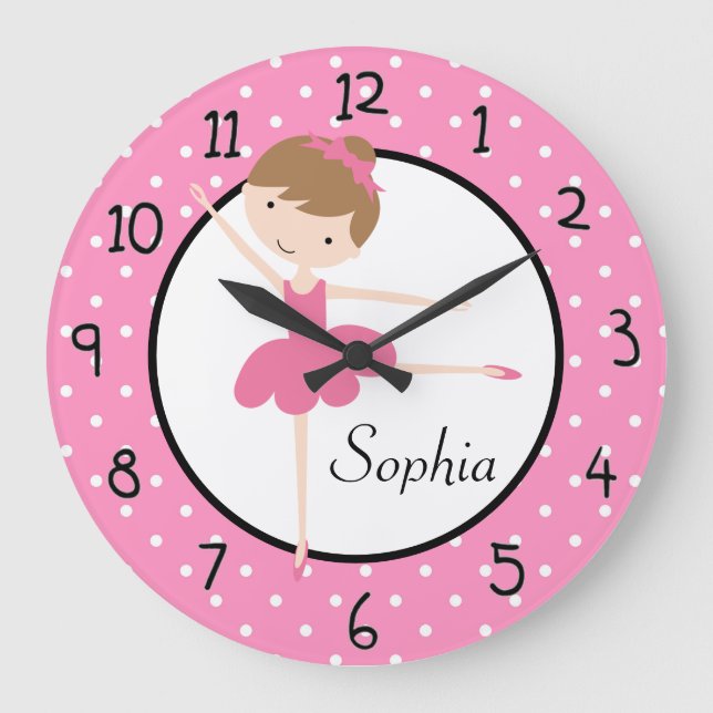 Ballerina Stor Klocka (Framsida)