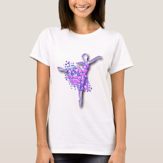 Ballerina T-Shirt Ballet dancer Girl (Framsida)
