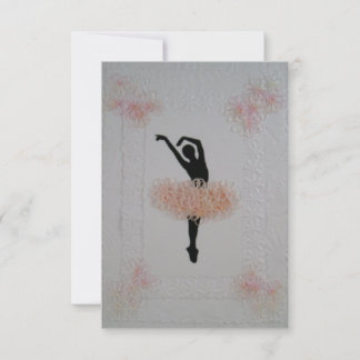 Ballerina Tillfällen Card Tack Kort