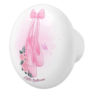 Ballerina Tofflor och Ro keramiskt knopp