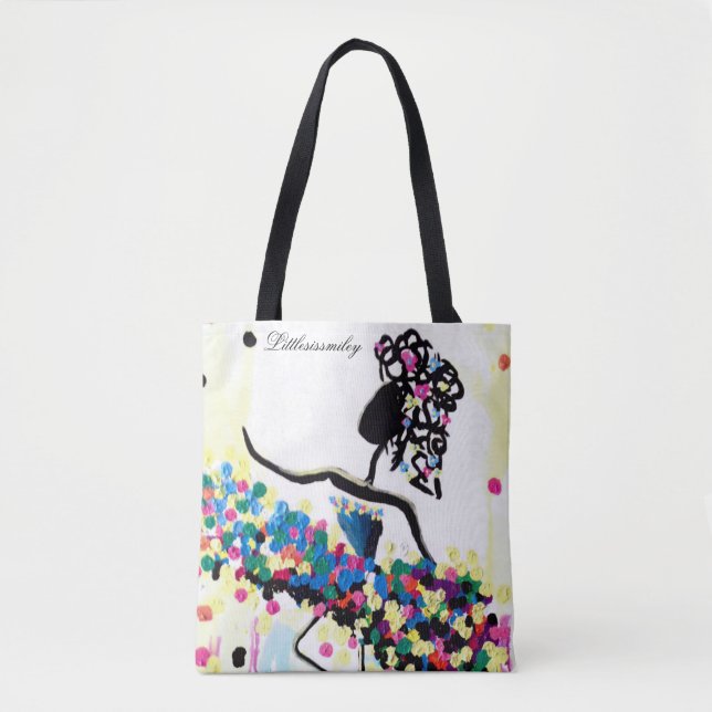 Ballerina Tote Bag Tygkasse (Framsida)