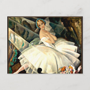 Ballerina Ullal Poulsen in Ballet Chopiniana Vykort