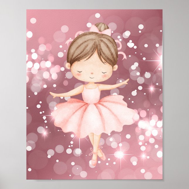 Ballerina Väggkonst Affisch (Framsidan)