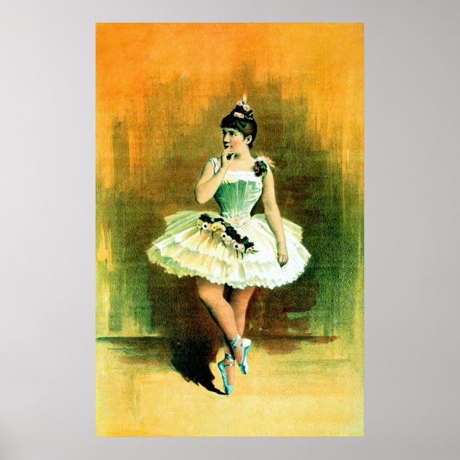Ballerina ~ Vintage Ballet Poster (Framsidan)