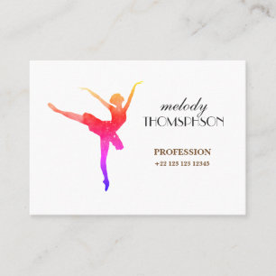 Ballerina Visitkort
