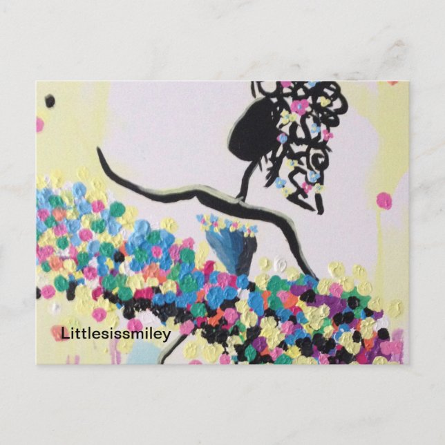 Ballerina vykort (Framsida)