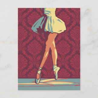 Ballerina Vykort