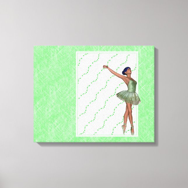 Ballerina Wap Around Art Canvastryck (Framsida)