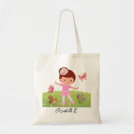 Ballerina Woodland Friends Squirrel Butterfly Tygkasse