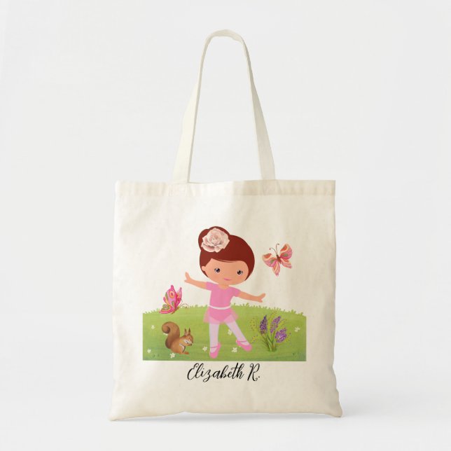 Ballerina Woodland Friends Squirrel Butterfly Tygkasse (Framsidan)
