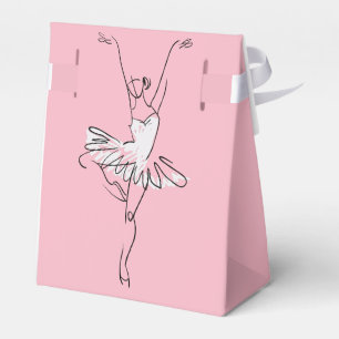 Ballerinaanpassningsbarnamn & färgfavören boxas presentaskar
