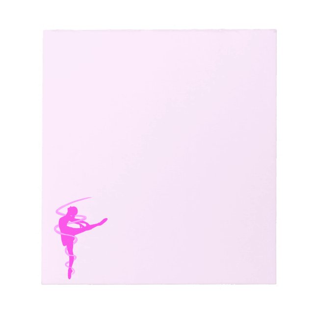 Ballerinadancer med glödeffekt anteckningsblock (Framsida)