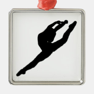 Ballerinadansareprydnad Julgransprydnad Metall