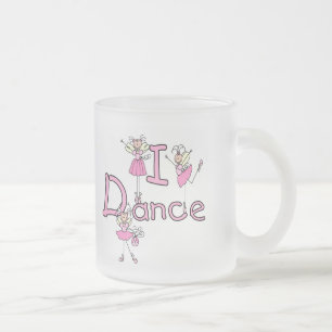 Ballerinaen dansar jag T-tröja och gåvor Frostad Glasmugg