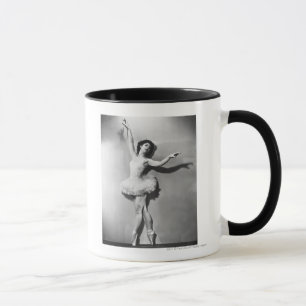 Ballerinaen-pointe B&W Mugg