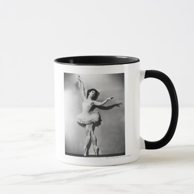 Ballerinaen-pointe B&W Mugg (Höger)