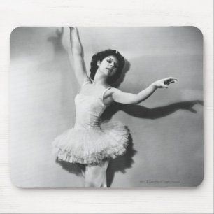 Ballerinaen-pointe B&W Musmatta
