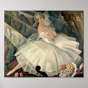 Ballerinaen Ulla Poulsen - Gerda Wegener Poster