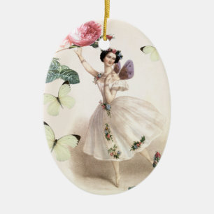 Ballerinafe Julgransprydnad Keramik