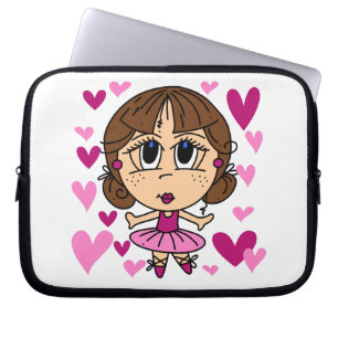 Ballerinaflicka Laptop Fodral