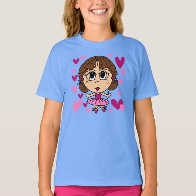 Ballerinaflicka T Shirt (Framsida)
