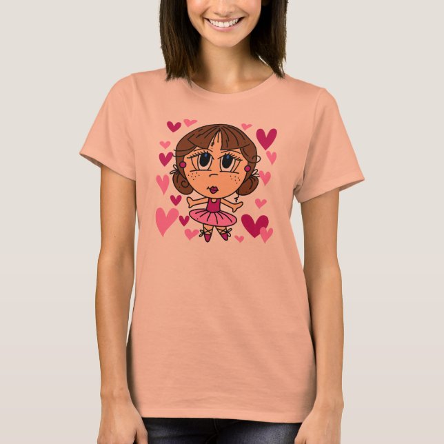 Ballerinaflicka T-shirt (Framsida)