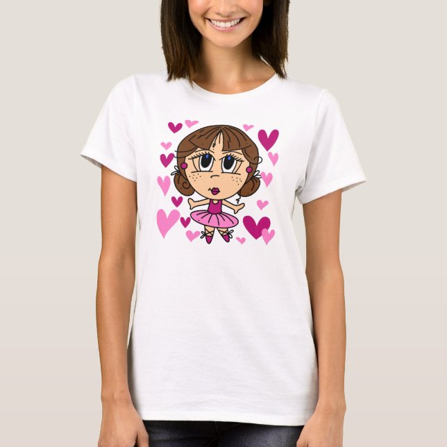Ballerinaflicka T-shirt (Framsida)