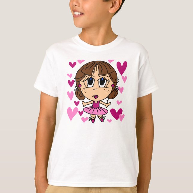 Ballerinaflicka T Shirt (Framsida)