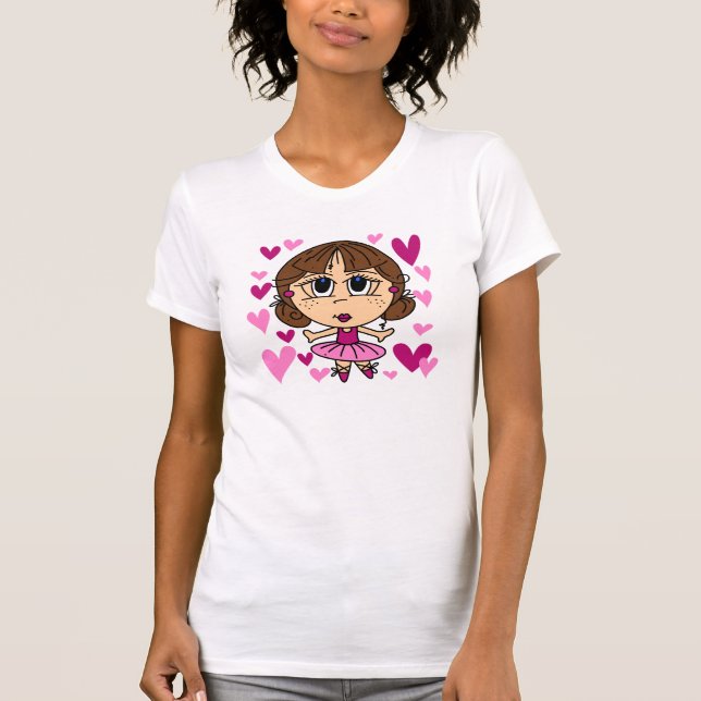 Ballerinaflicka Tee Shirt (Framsida)