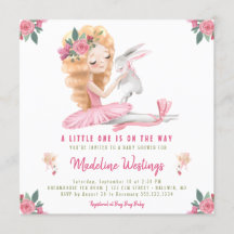 Ballerinakaninbaby shower