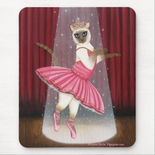 Ballerinakattchoklad pekar den Siamese rosa Musmatta