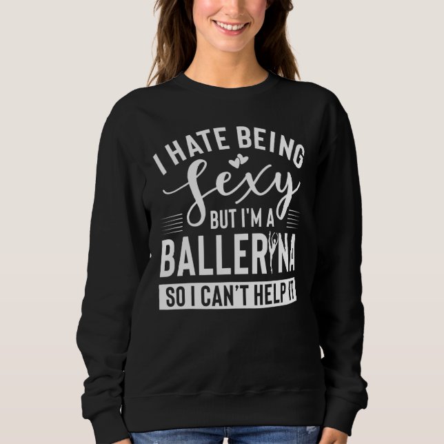 Ballerinapparat - Unik ballerinasdesign T Shirt (Framsida)