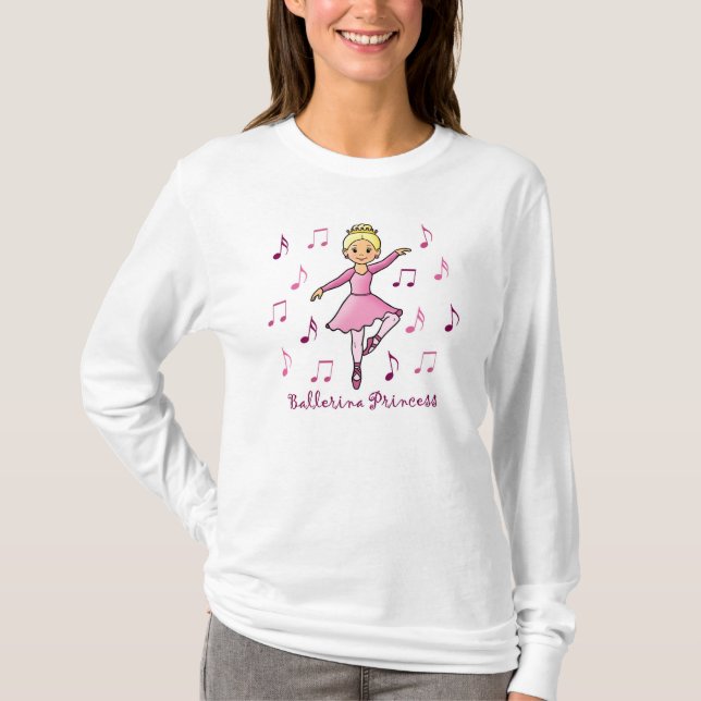 BallerinaPrincess Tee Shirt (Framsida)