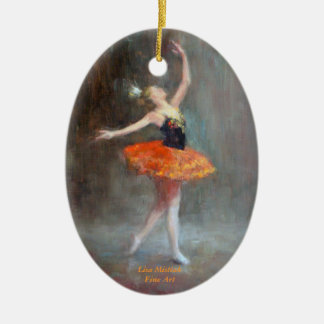 Ballerinaprydnad Julgransprydnad Keramik