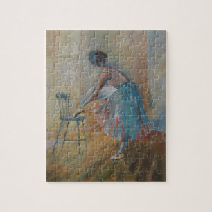 Ballerinapussel/Jigsaw med Tin Pussel