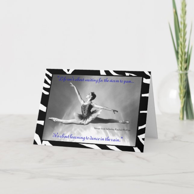 BallerinaRachel Phillips kort (Framsida)