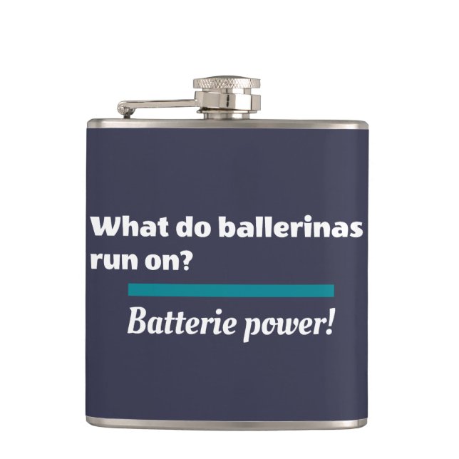 Ballerinas Ballet Dance Joke Batterie Fickplunta (Framsidan)