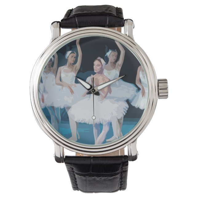 Ballerinas Ballet Dancer Dance Skäl Dancer Armbandsur (Framsida)
